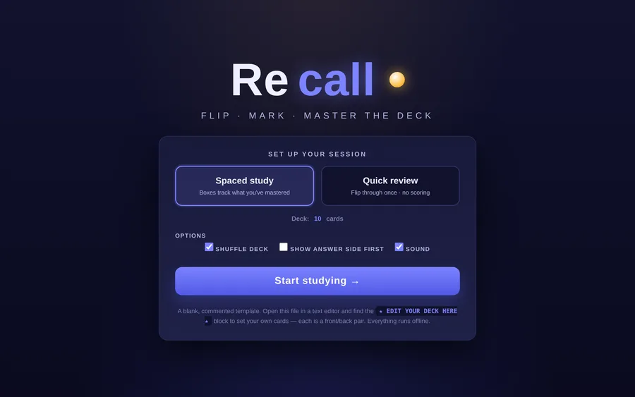 Recall
