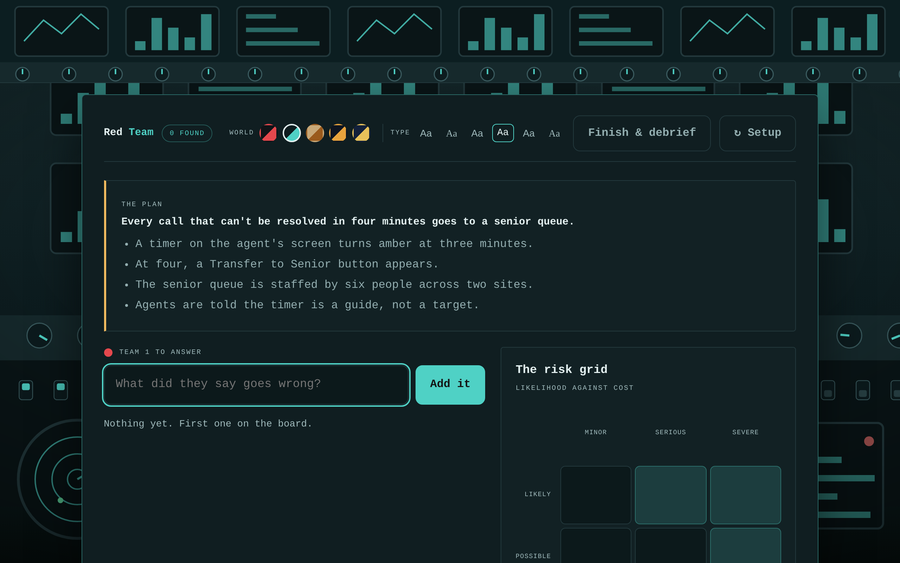 Screenshot of Red Team