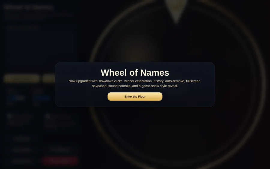 Wheel of Names